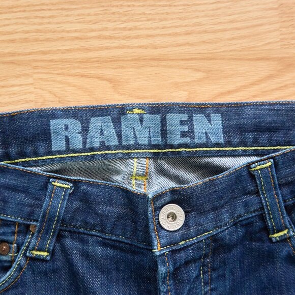 Evisu Ramen Eu-Ed Ninja, Button Fly Jeans JE22 Men's Jeans, Size 34 - Picture 4 of 15